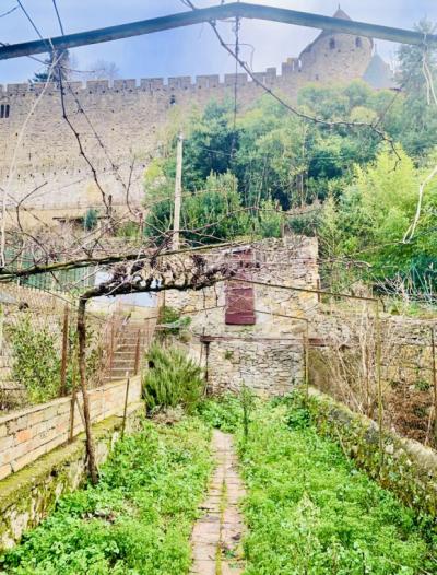 By The City Walls, House With Patio, Outbuilding And Garden